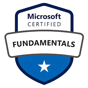 Microsoft Certified: AZ-900 Azure Fundamentals Certificate